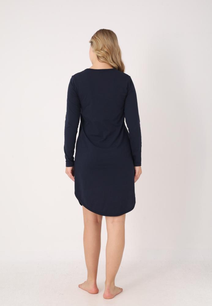 Camasa de noapte Craciun,Imprimeu HO HO, En-gros